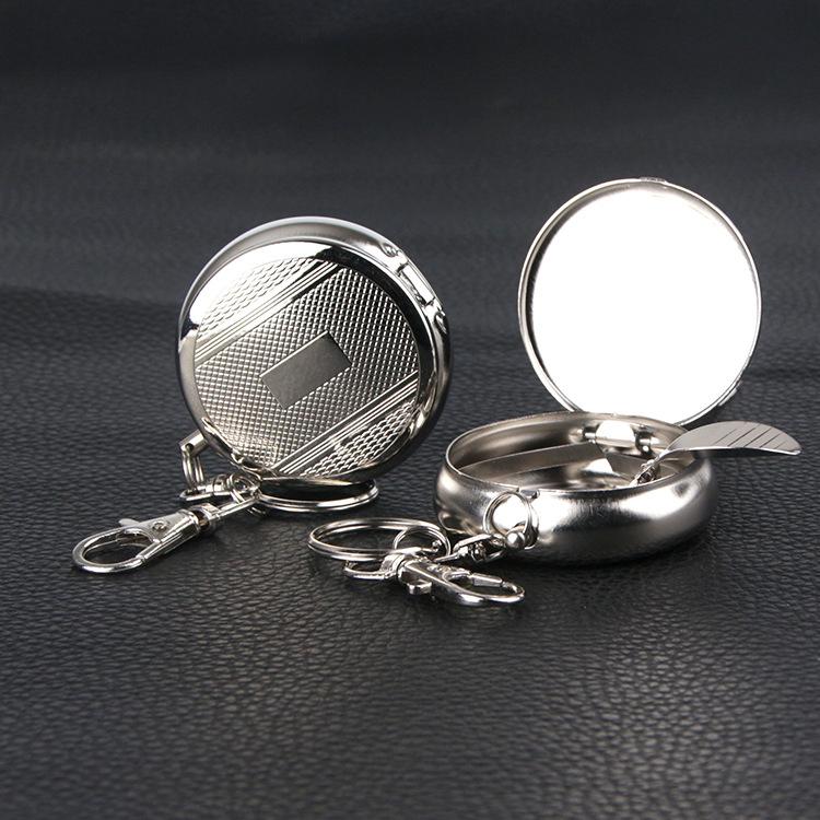 [HCM]Gạt tàn thuốc mini bỏ túi  gạt tàn thuốc  lá mini có móc khóa treo xe chất liệu kim loại  gạt tàn thuốc độc đáo