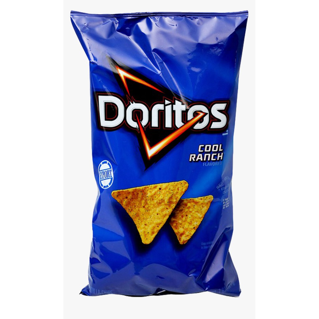 Bánh snack hiệu Fritolay s Doritos Coolranch Chips - Nhập khẩu Mỹ 198g