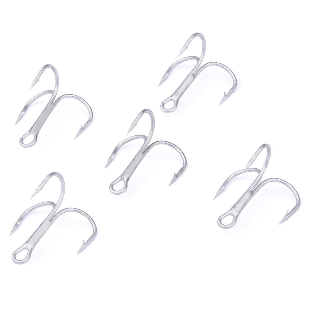 Combo 5 lưỡi câu 3 tiêu BKK trắng siêu cứng ( Ngu Long )