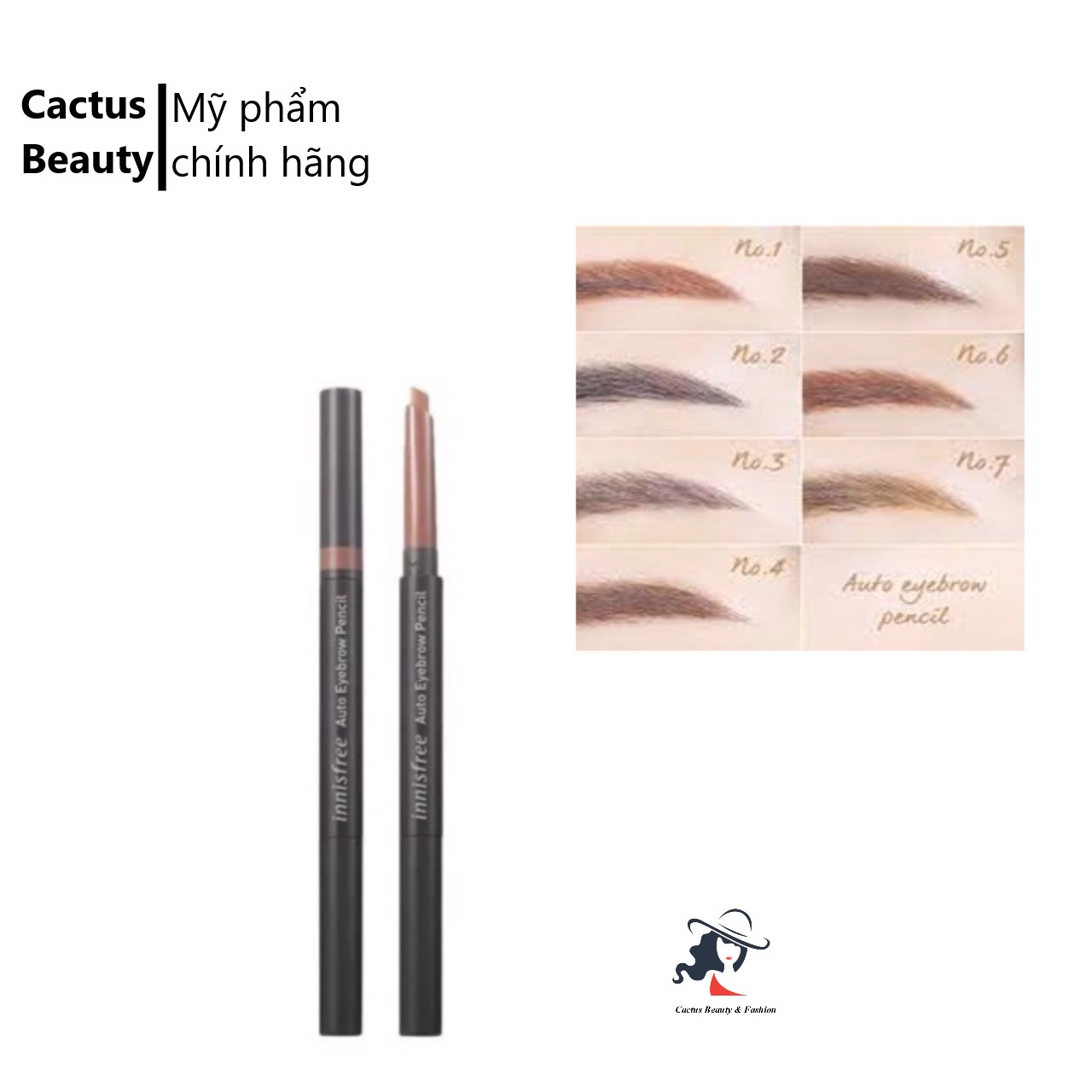 Chì Kẻ Mày Innisfree Auto Eyebrown Pencil