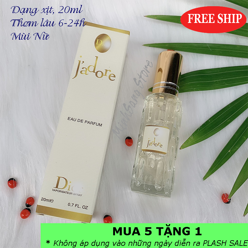 [HCM]NƯỚC HOA NỮ CHIẾT PHÁP 20ML SIÊU THƠM LƯU LÂU 6-12H