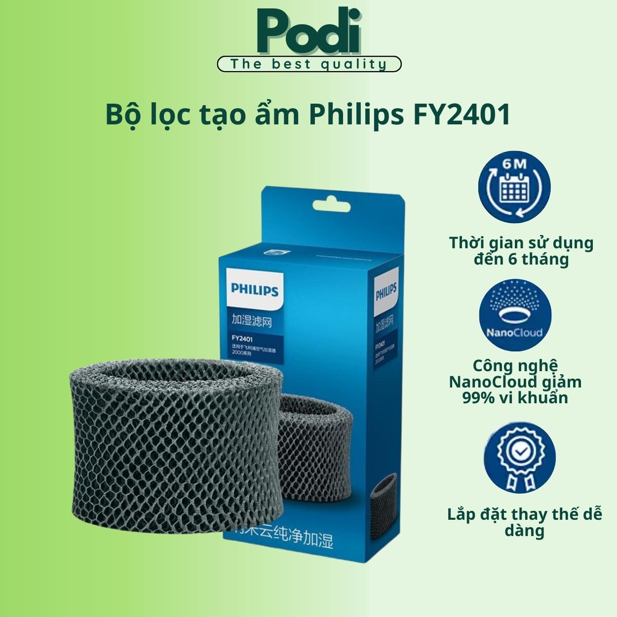 Màng lọc zin theo máy philips fy2401 thay thế cho các mã hu4801, hu4802, hu4803, hu4811 và hu4813 - podi