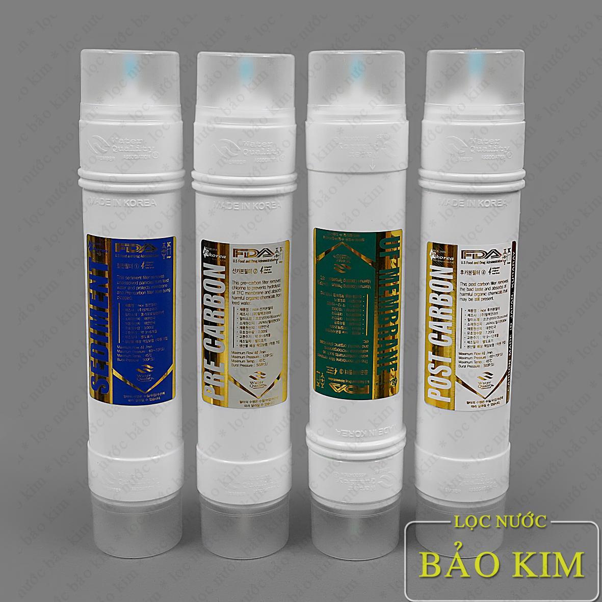 [HCM]SEDIMENT + PRE + UF + LOST - Combo lõi số 1& lõi số 2 & lõi số 3 & lõi số 4 Hàn Quốc