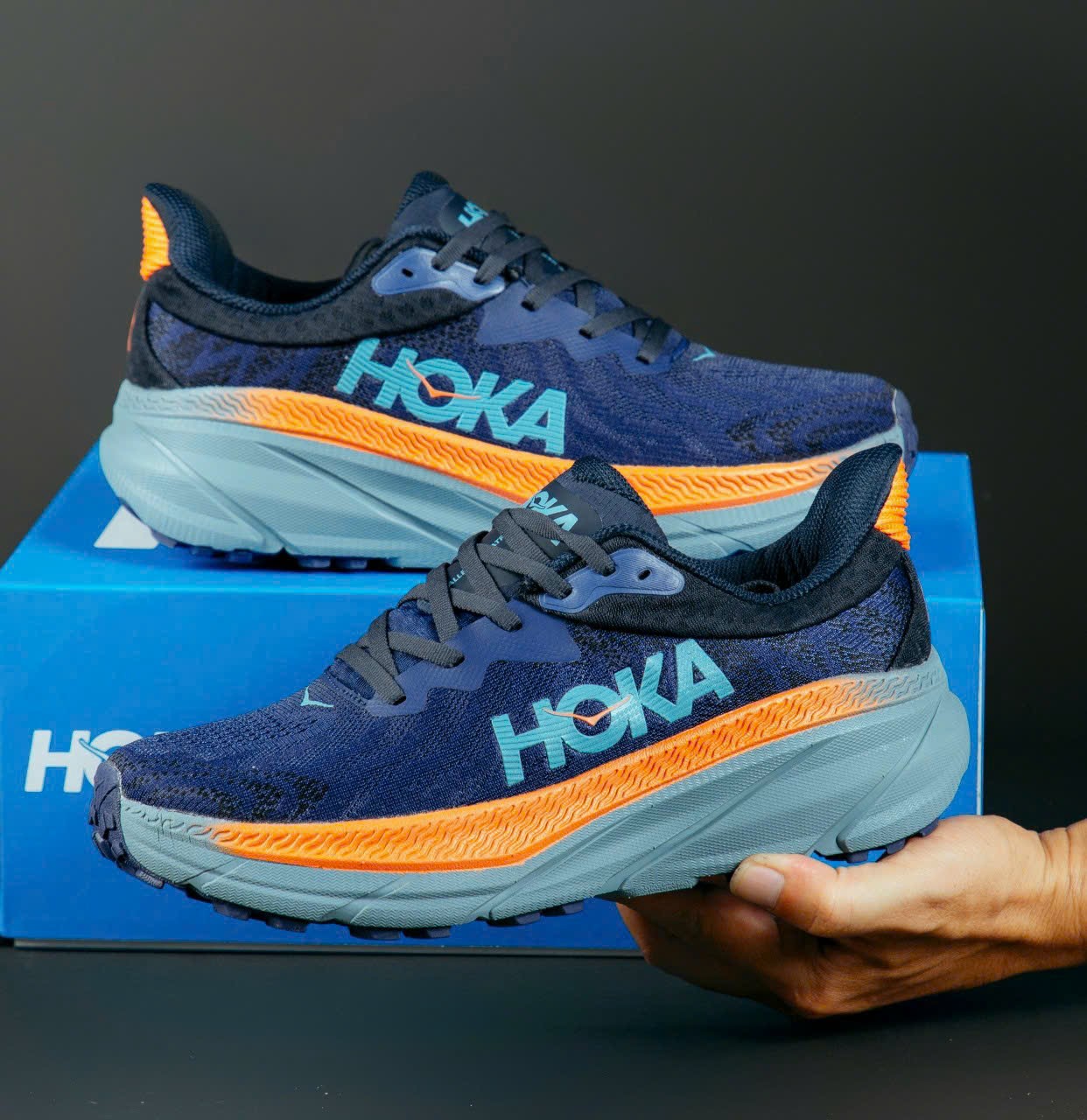 Giày thể thao chạy bộ HOKA One One Challenger ATR 7/ Hàng Chuẩn Xịn /Full Box /