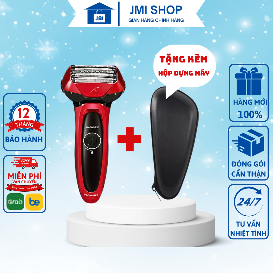 Máy cạo râu Panasonic chính hãng ES LV64, máy 5 lưỡi cạo râu và cạo trọc đâu - JMI SHOP