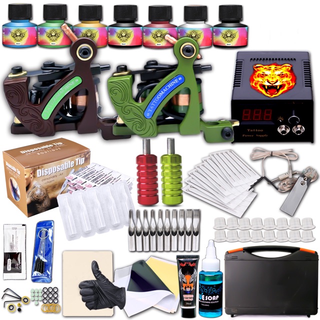 Trọn Bộ Máy Xăm Hình Tattoo 22 Chi tiết 2 Máy MACHINE