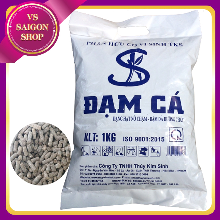 [HCM]Phân hữu cơ vi sinh Đạm cá: Dạng viên 1 kg