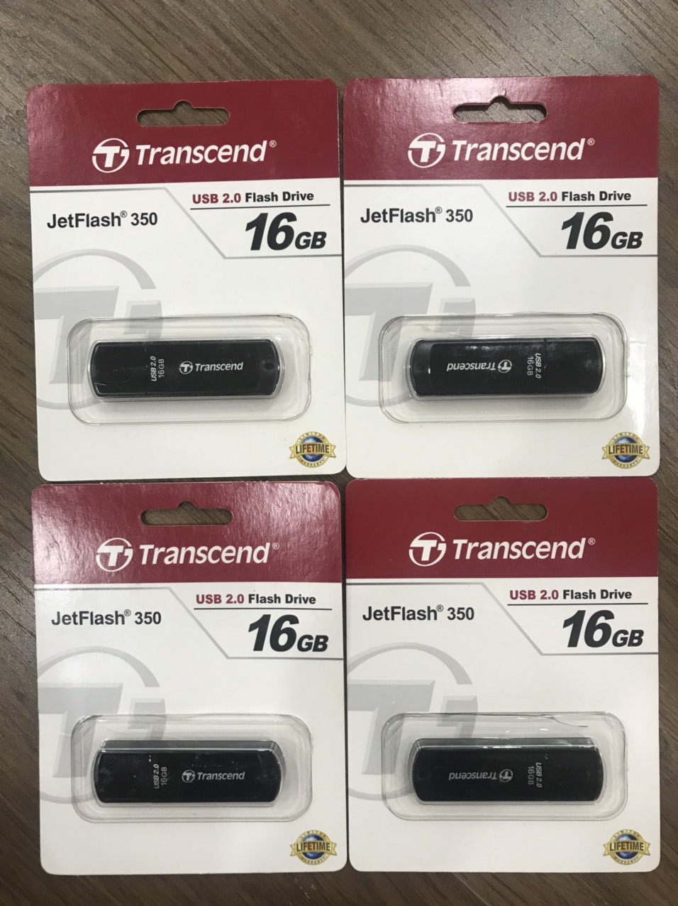 USB Transcends JetFlash350 USB 2.0 Type A connectors Flash Drive 16GB đủ dung lượng