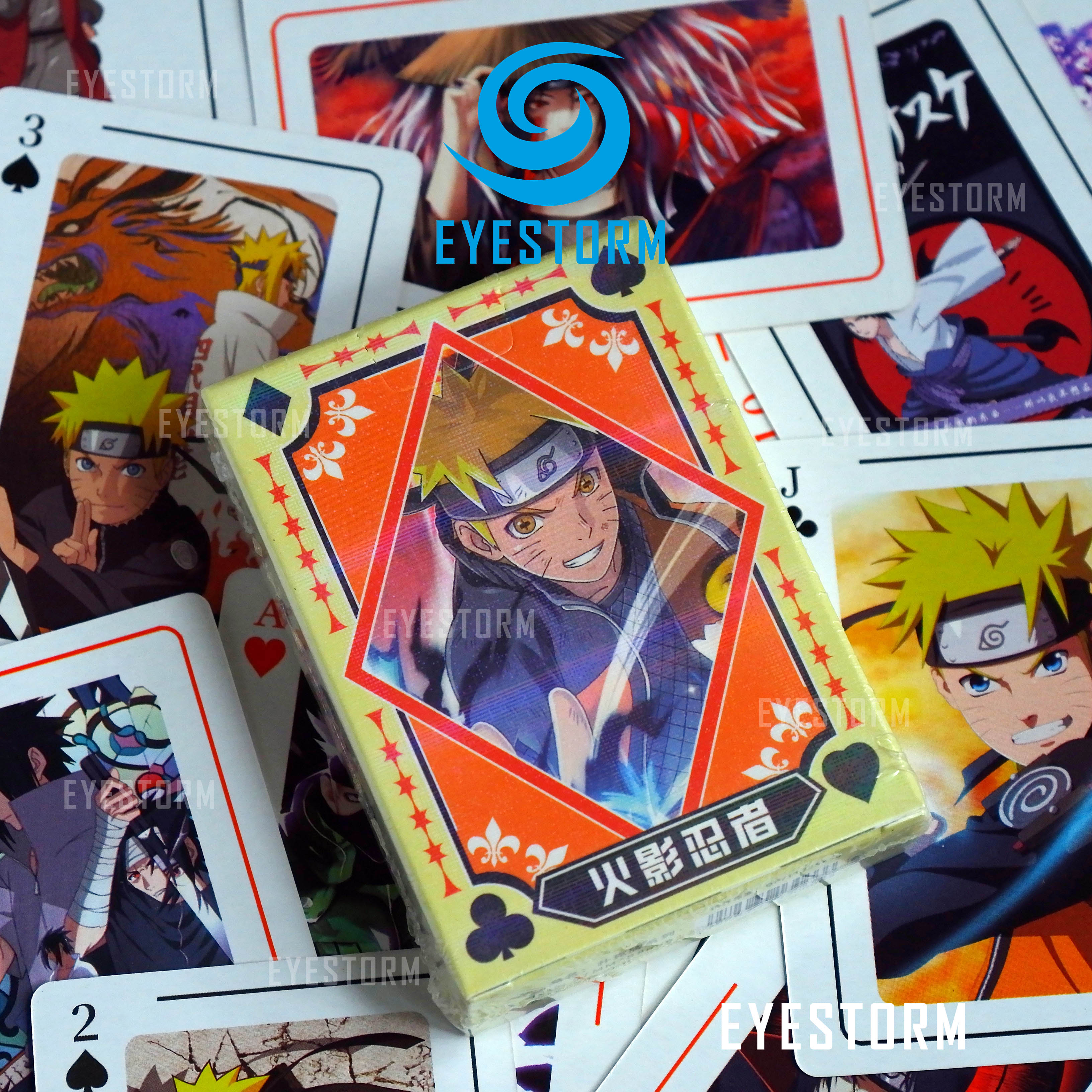 Bài tây naruto, tú lơ khơ , anime manga - poker qb - 54 lá