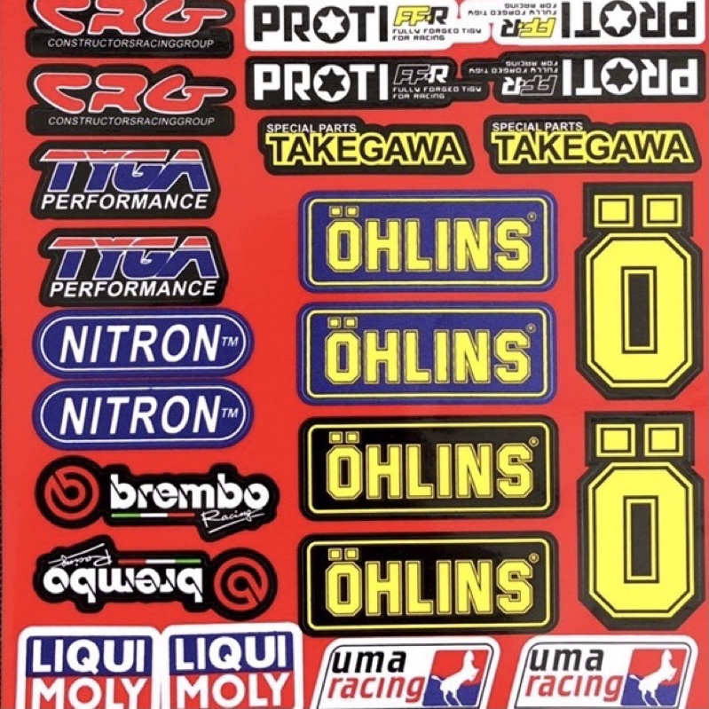 Tem dán logo xe máy, sticker logo xe máy, decal dán xe máy