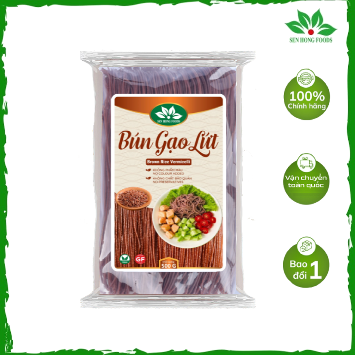 Bún gạo lứt sen hồng 300g