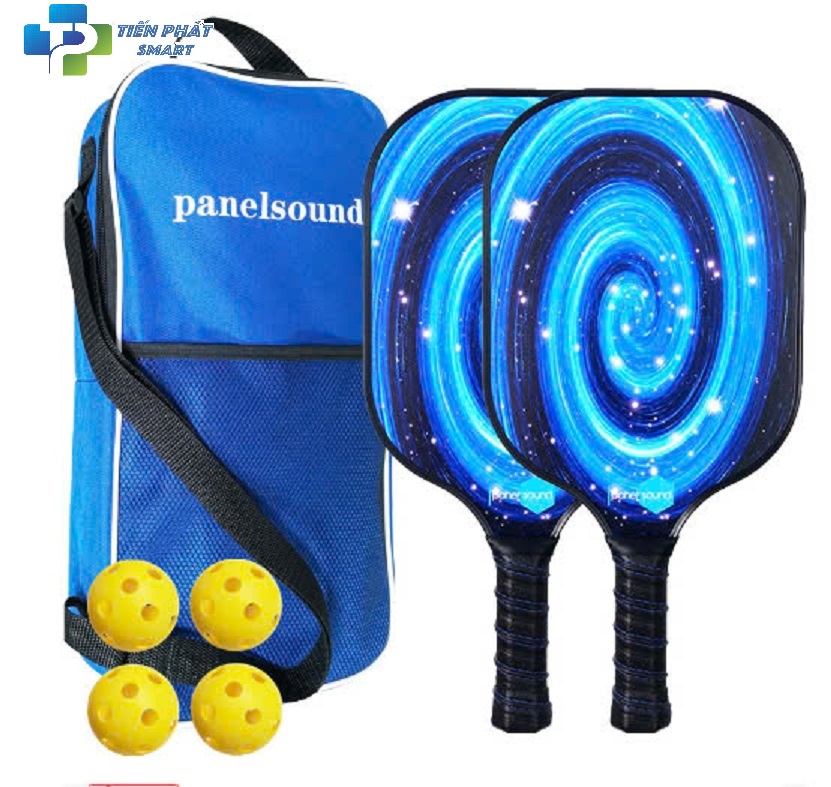 Bộ Vợt Chơi Bóng Pickleball Siêu Nhẹ Và Nhanh Chóng Kèm Túi Đựng 4 Quả Bóng