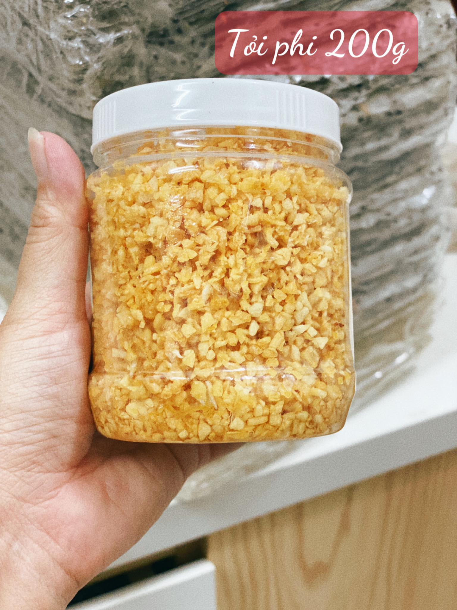 Tỏi phi giòn thơm nhà làm