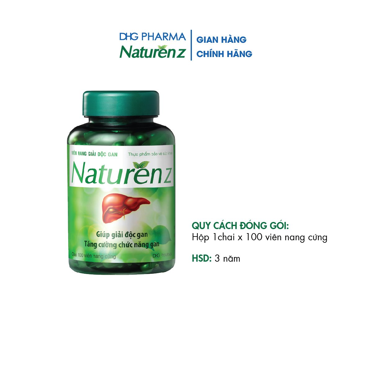 TPCN Naturenz hỗ trợ hạ men gan - Chính hãng DHG Pharma