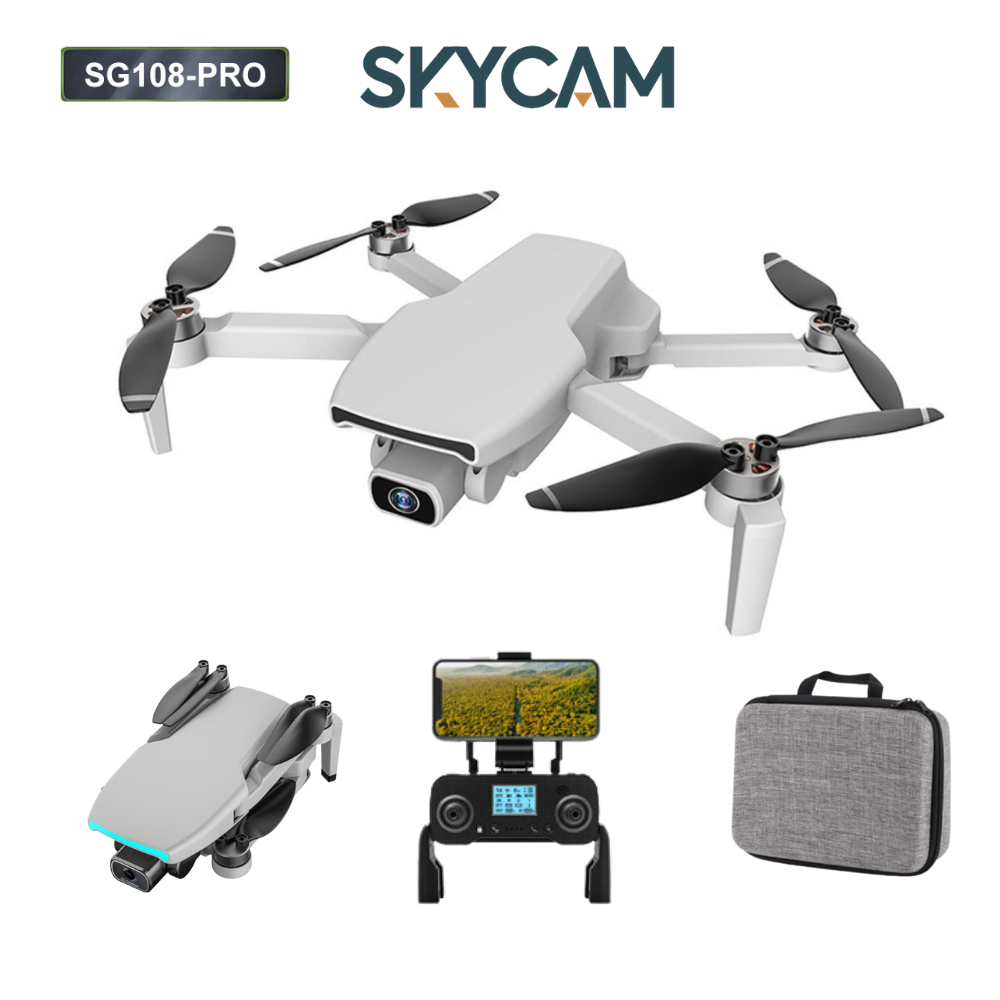 flycam F1 SG108s 2024 có gps tầm trung chính hãng 4k drone full hd flycame bay theo quỹ đạo, chụp bằng cử chỉ tay cảm biến chống va chạm