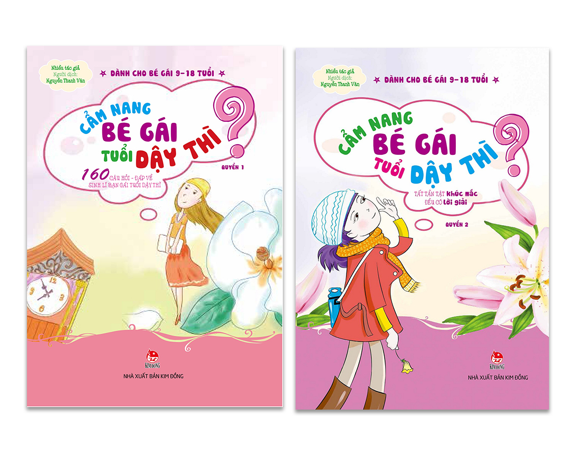 Kim Đồng - Combo Cẩm nang bé gái tuổi dậy thì