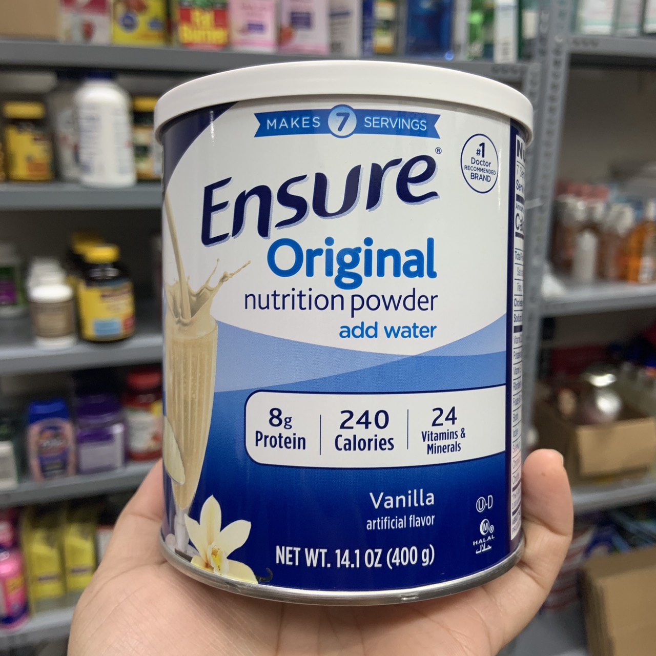 Sữa bột ensure mỹ date 12/2025 original nutrition powder 400g - eds hàng mỹ