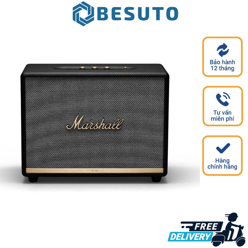 Loa bluetooth marshall woburn ii homeline, loa blutooth, loa không dây, chất lượng âm thanh đỉnh cao, thiết kế tinh xảo trong từng đường nét, cá tính, trẻ trung, nhập khẩu, bảo hành 12 tháng