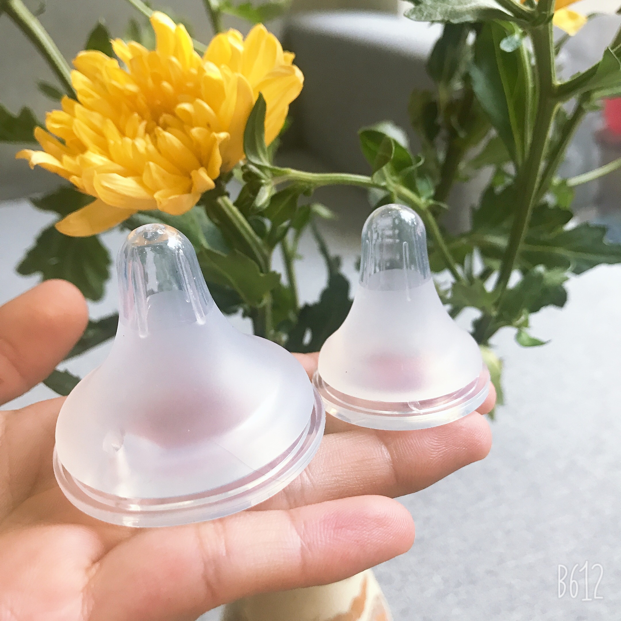 Núm ti cổ rộng / cổ hẹp thay thế cho bình pigeon, babuu, toom, kichi, gb baby, lansinoh