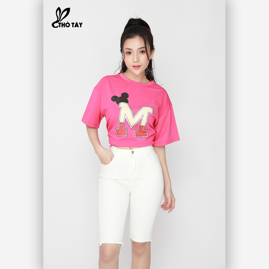 Quần Jean Ngố Trắng Trơn - THỎ TÂY Q255B429