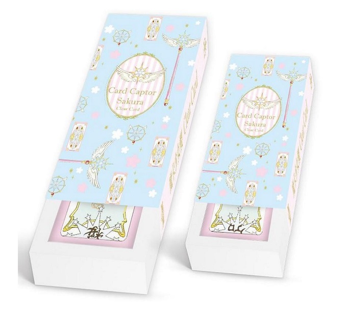 {Size gốc} Bài Tarot Clow Card Kimono Sakura Phiên Bản Màu Xanh Đặc Biệt 2020 29 lá bài Tặng Đá Thanh Tẩy-