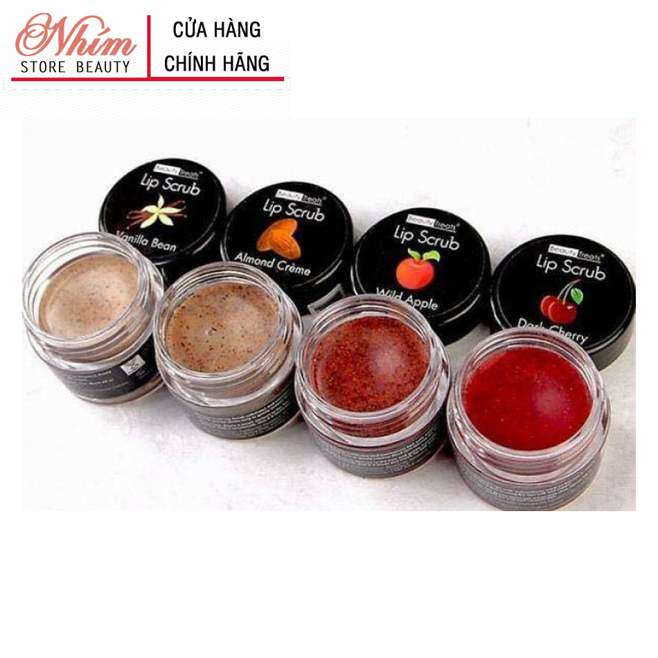 Tẩy tế bào chết môi Lip Scrub - Son Tẩy Tế Bào Chết Môi Beauty Treats Lip Scrub 10g Tẩy Da chết môi mang lại đôi môi căng mọng