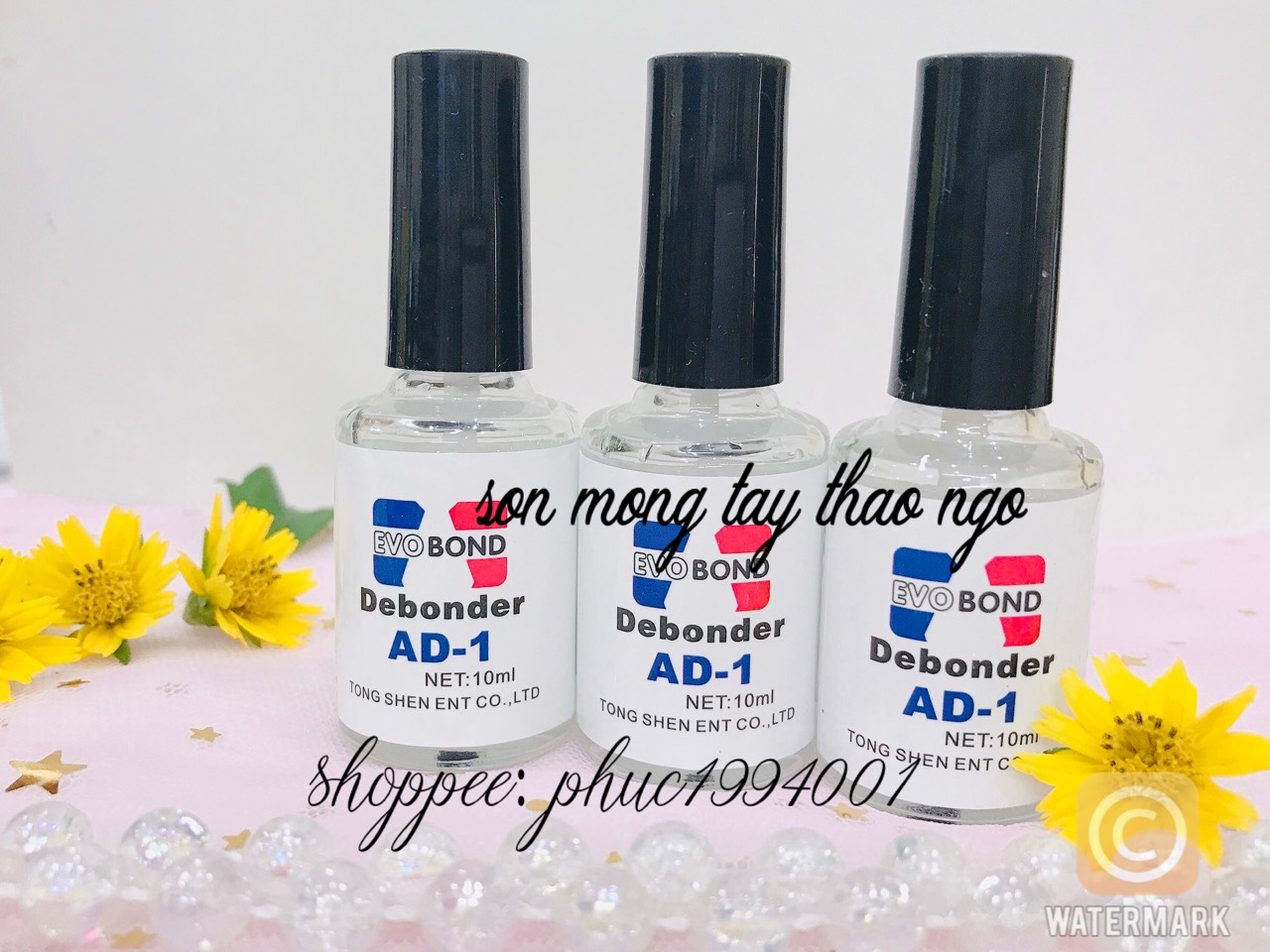 Nước làm sáng đá nail - tháo đá tháo móng nail 1 chai