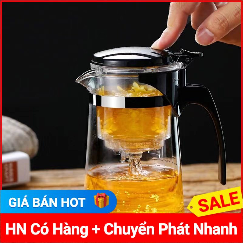 Ấm pha trà cốc mianyi ấm pha trà bộ pha trà gia dụng ấm trà dụng cụ thần thánh tách trà nước trà cốc pha trà thủy tinh lọc trà