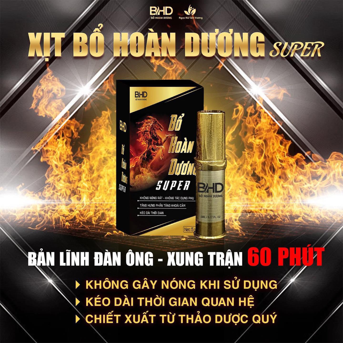 Xịt thảo dược bổ hoàn dương super