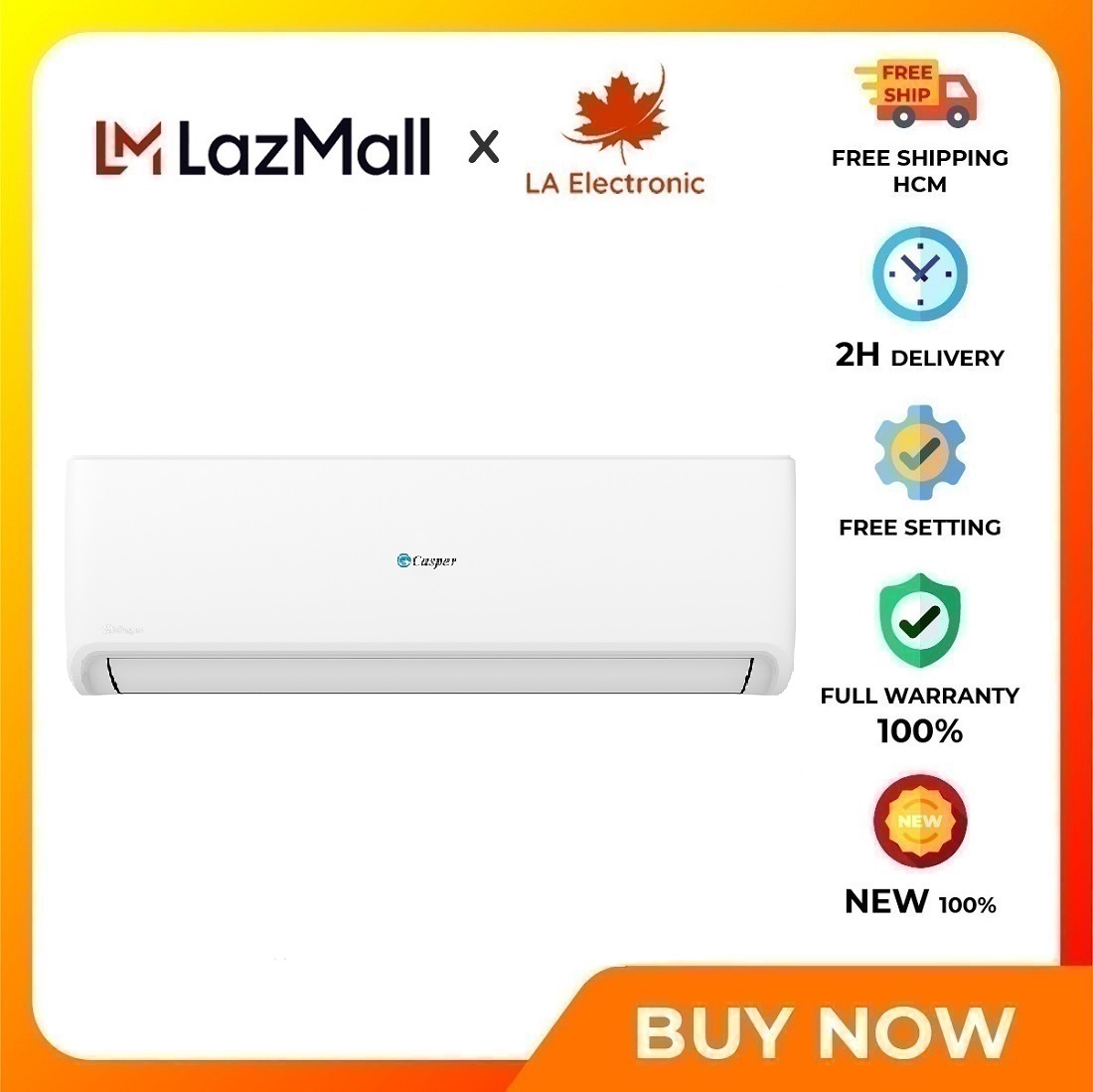Máy lạnh casper 1 hp sc-09fs33 - miễn phí vận chuyển hcm