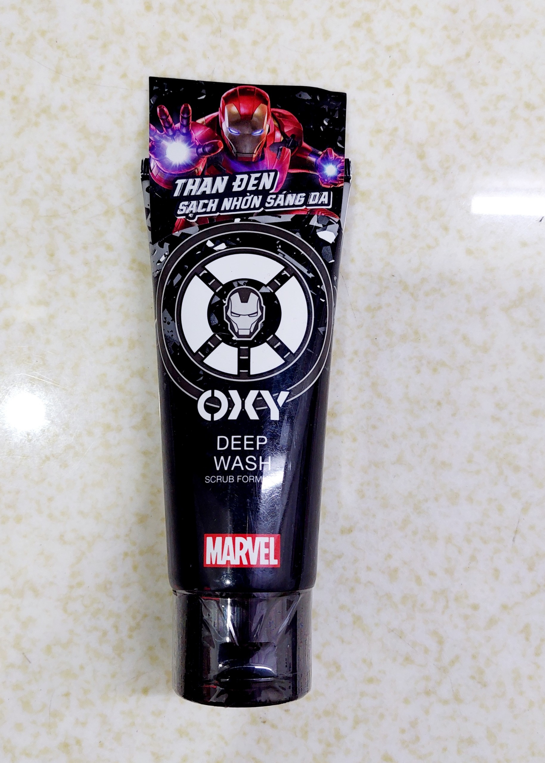 Kem rửa mặt có hạt oxy deep wash 100g