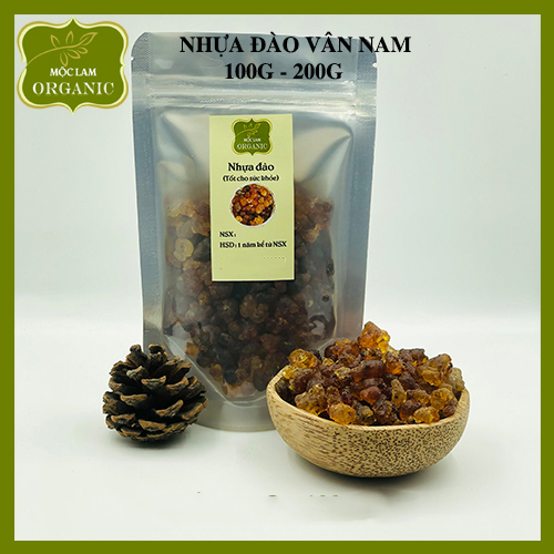Nhựa đào Vân Nam cao cấp nấu chè ngon Túi 100g - 200g