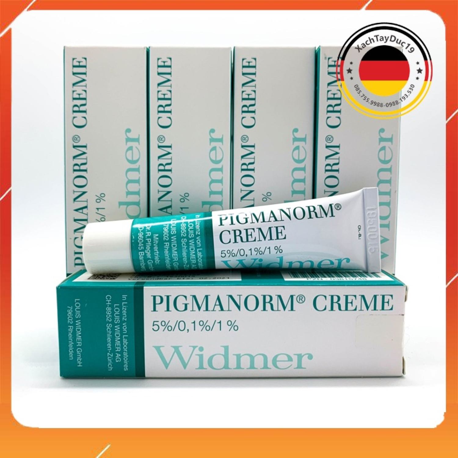 Kem nám Pigmanorm Creme Widmer Của Đức đủ bill