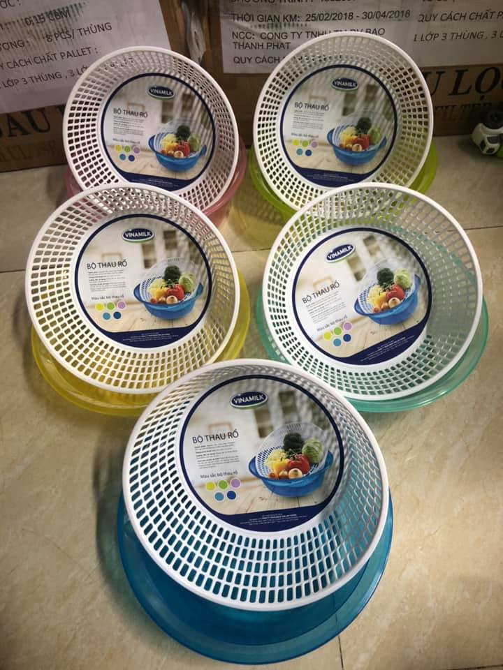 🥗🌺SET 5 BỘ THAU RỔ QUÀ TẶNG VINAMILK🥗🥗