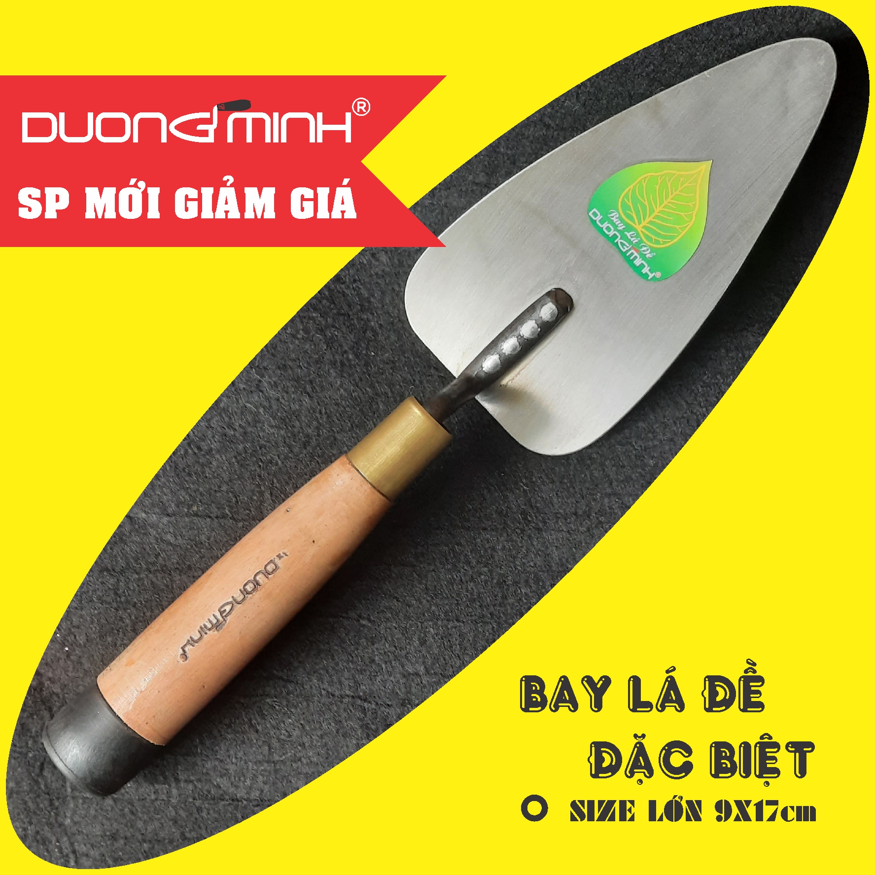 Bay Lá đề Dương Minh, Bay xây dựng thợ hồ thép trắng - Dụng cụ xây dựng cao cấp. dụng cụ làm vườn