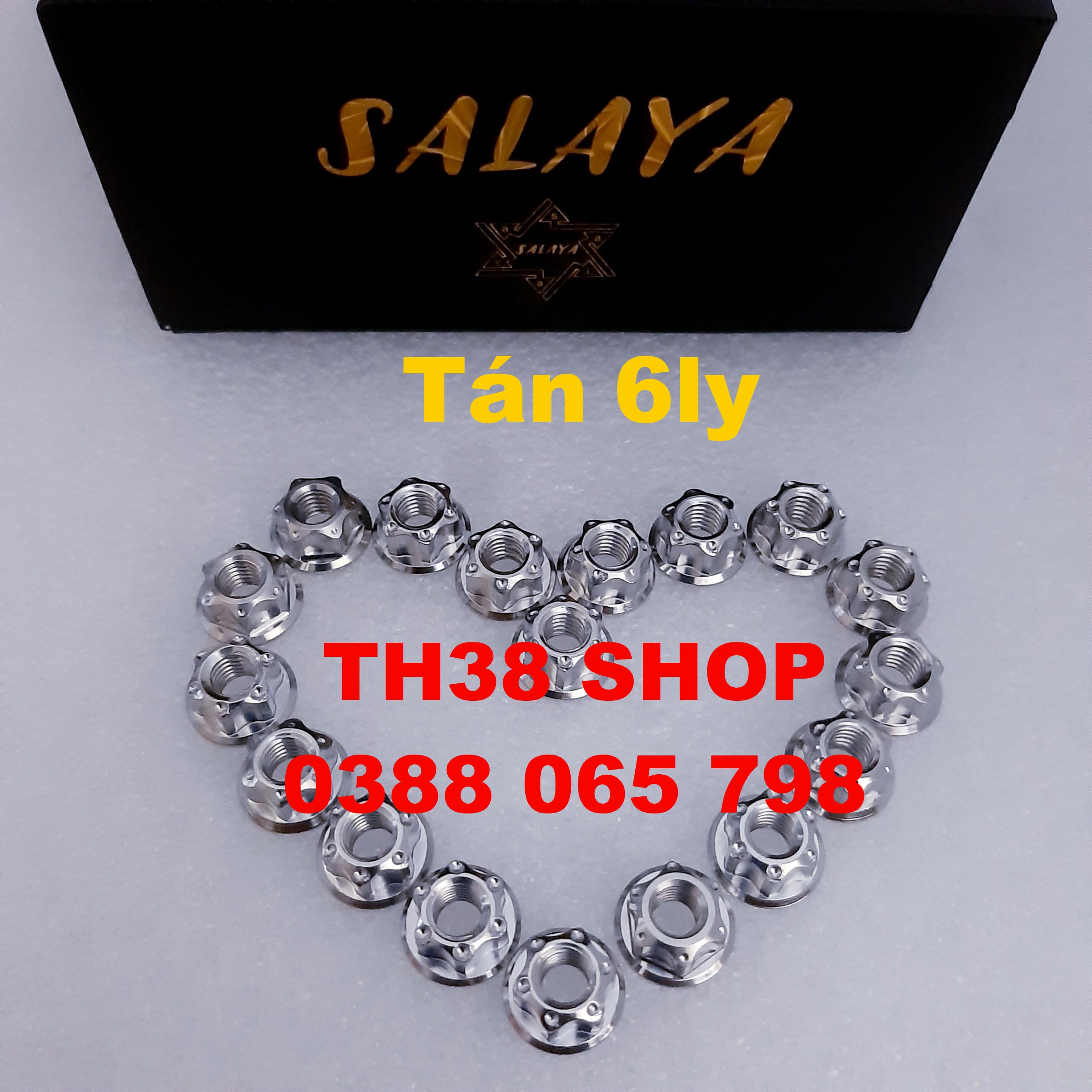 [HCM]Tán ốc salaya 6ly8ly10ly [hở đầu bán theo con]