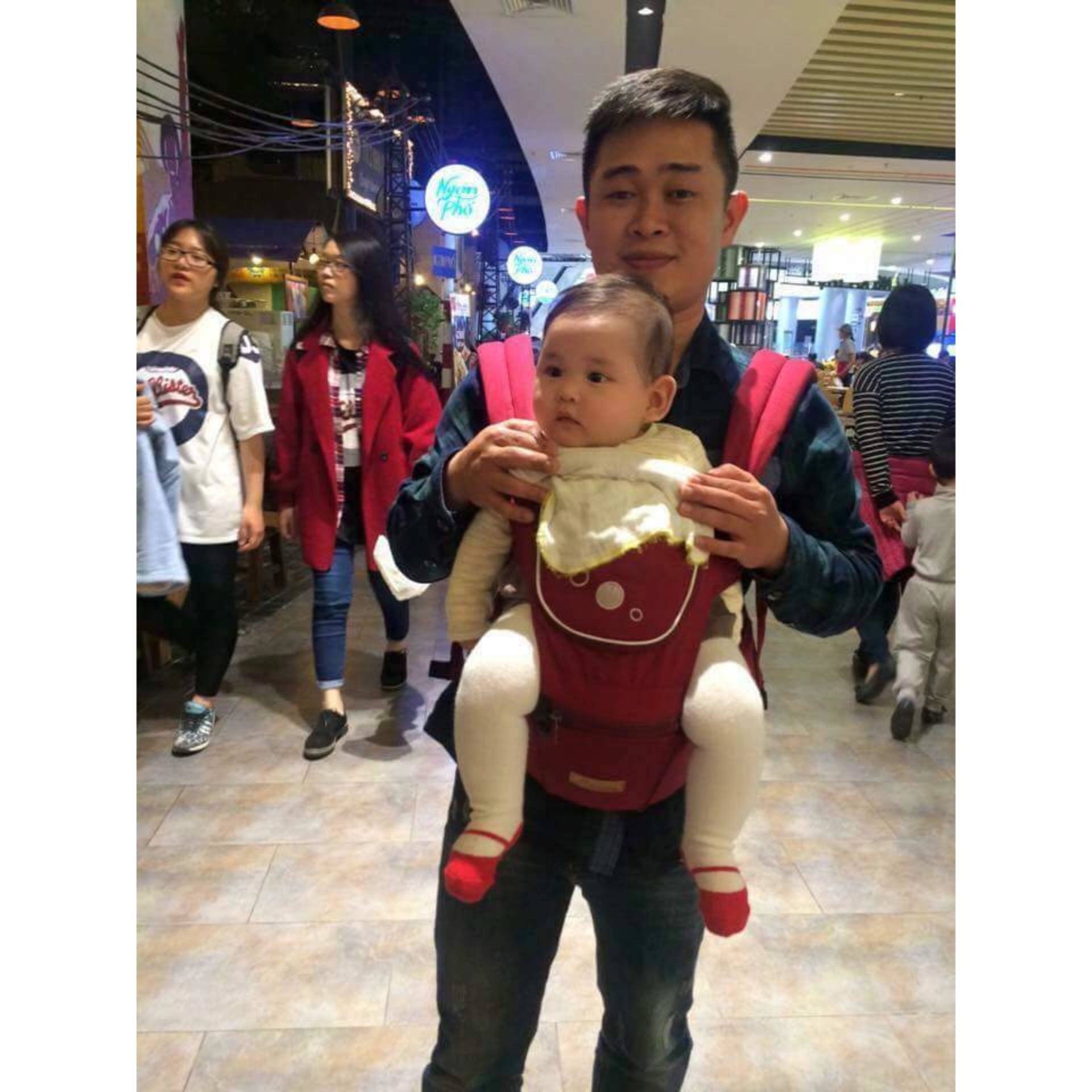 Đồ địu em bé Aimama, Địu mềm trẻ em Hàn Quốc trợ lực Aimama cao cấp,vải mềm,thoáng khí,đai chắc chắn,an toàn cho bé,không làm bé mỏi khi ngồi địu