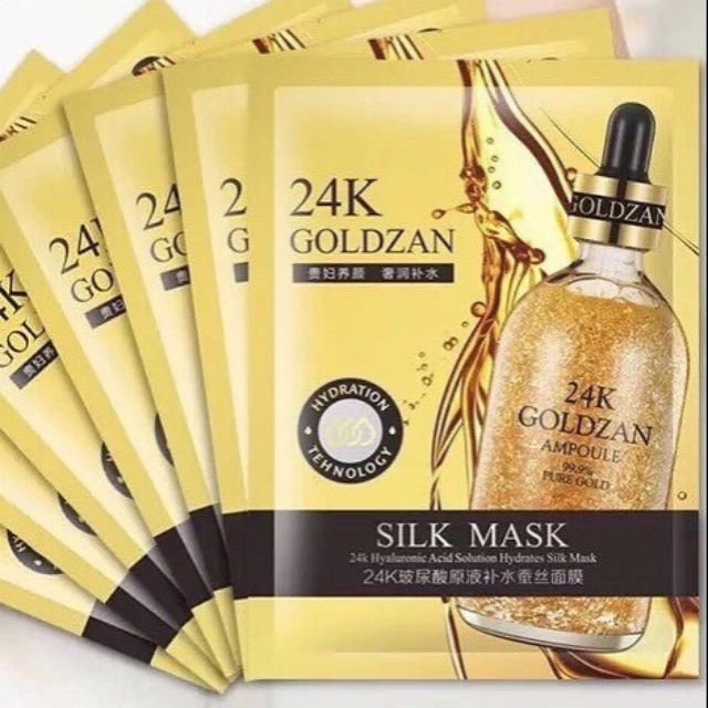 Hộp 10 miếng mặt nạ 24k nội địa Trung