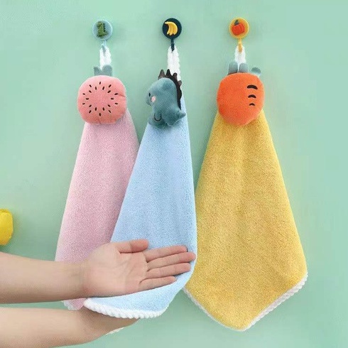 Khăn lau tay siêu thấm nước hình thú