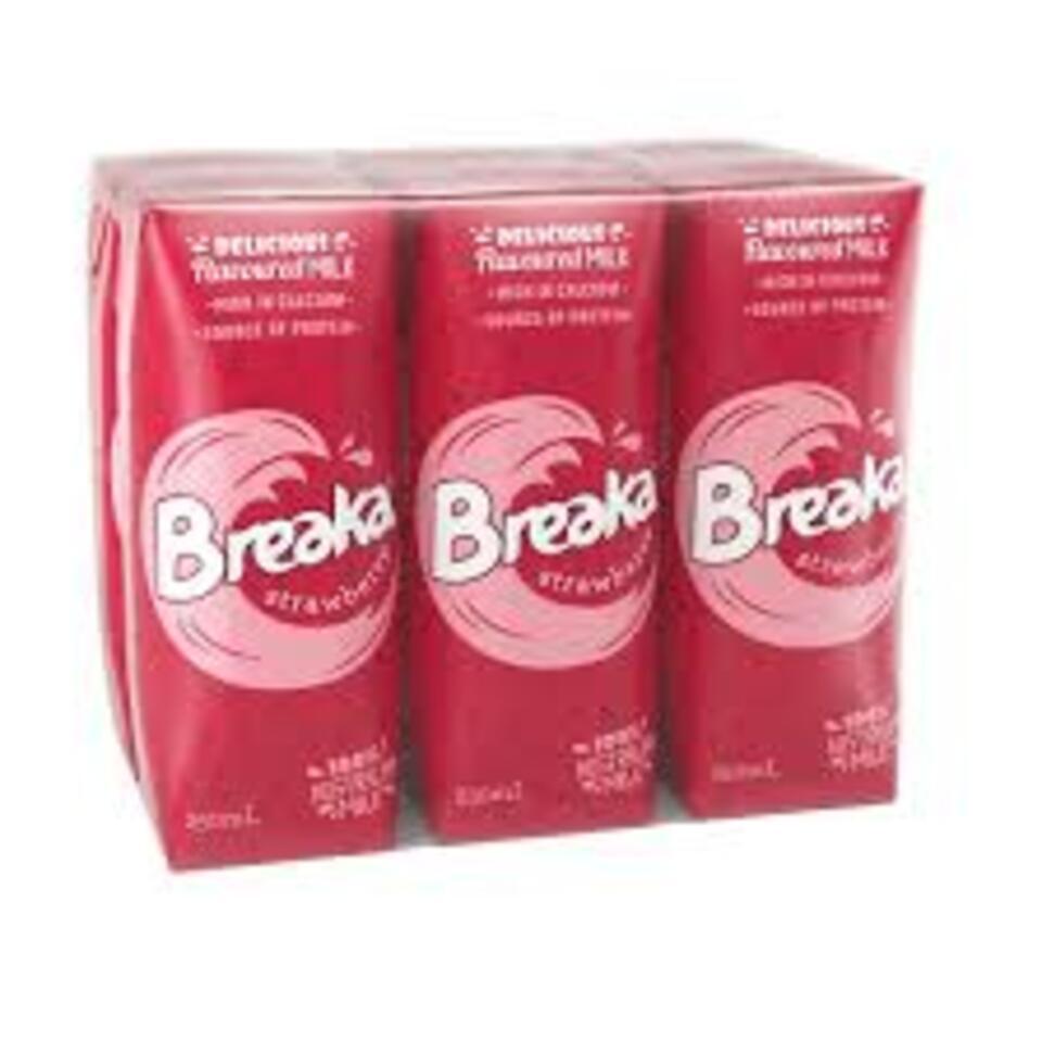 Sữa tươi breaka vị dâu thùng 24 hộp 250ml