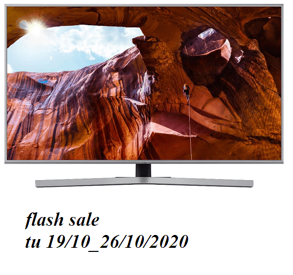 Smart Tivi Samsung 4K 55 inch UA55RU7400 nam 2019 moi 95% con bao hanh gần 2 nam