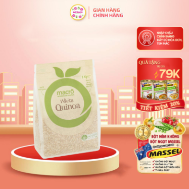Hạt diêm mạch Quinoa Của Úc Macro White Quinoa Giàu Dinh Dưỡng