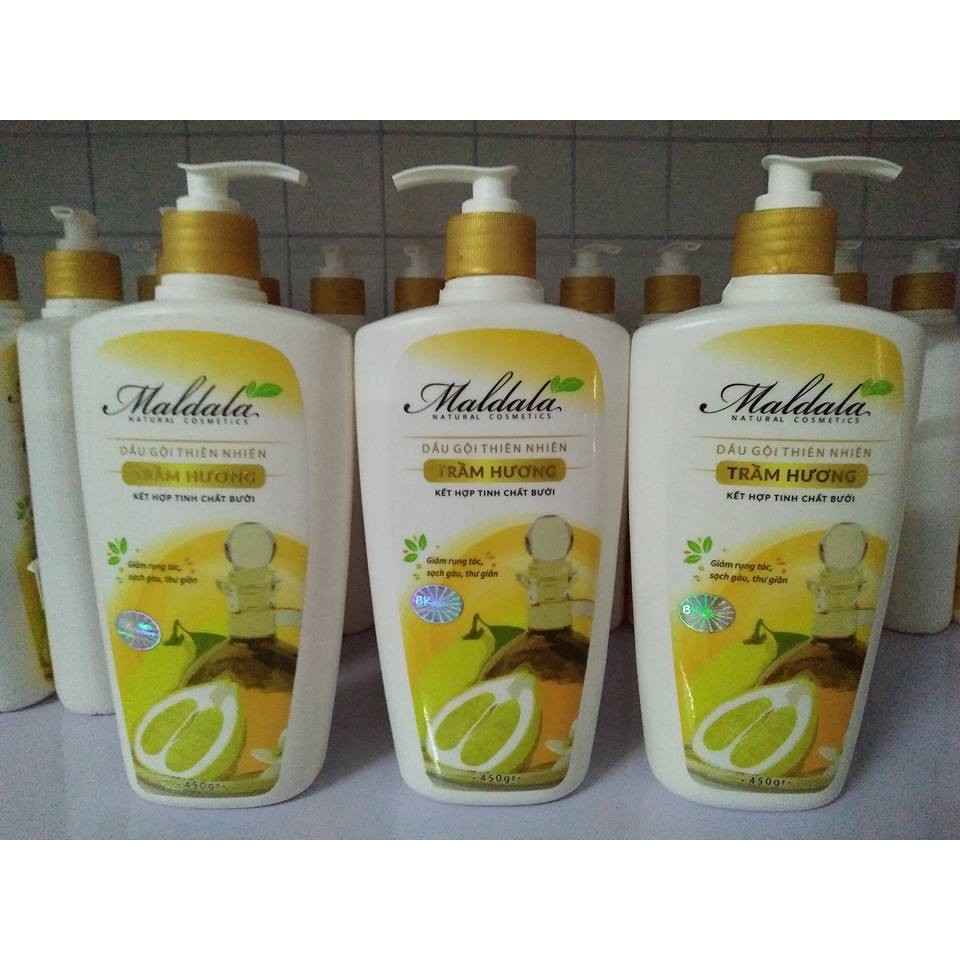 DẦU GỘI BƯỞI Kết hợp TRẦM HƯƠNG MALDALA 450ML ĐẠI HỌC BÁCH KHOA TP HCM