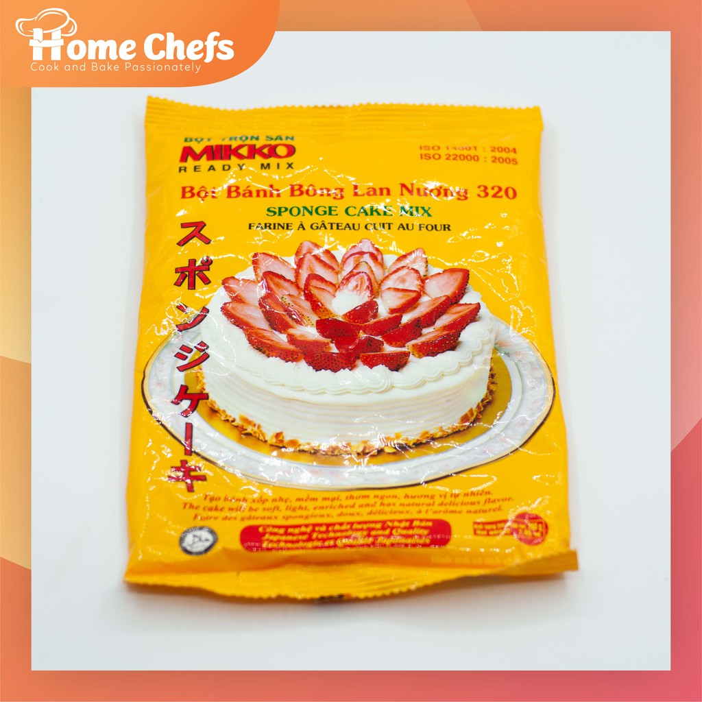 Bột làm bánh bông lan trộn sẵn mikko 200g