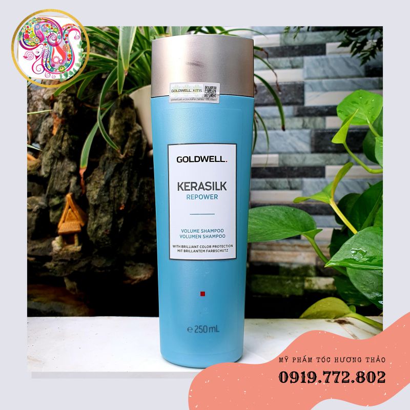 Dầu gội tăng phồng goldwell kerasilk repower volume 250ml