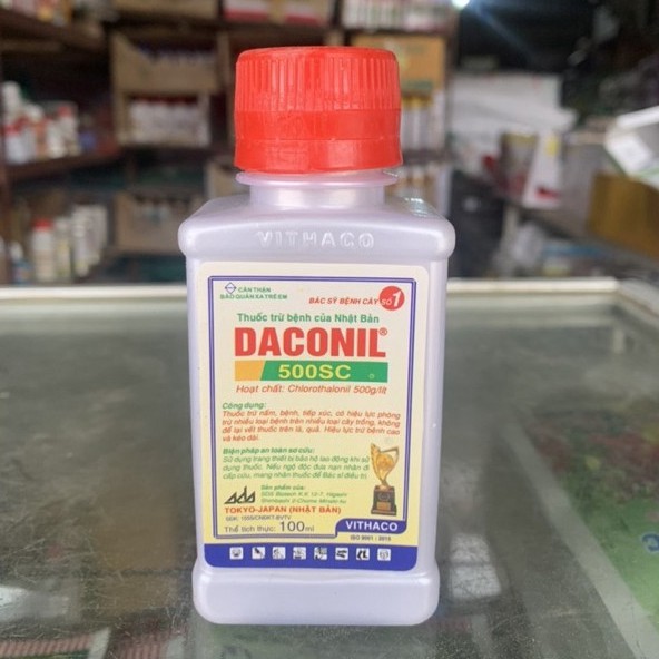 Daconil 500sc phòng trừ bệnh sẹo, đốm, thán thư chai 240ml