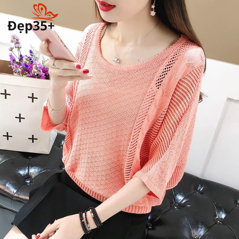 Áo len cánh dơi tay lỡ lưới, cam kết hàng đúng mô tả, chất lượng đảm bảo, đa dạng mẫu mã, màu sắc, kích cỡ