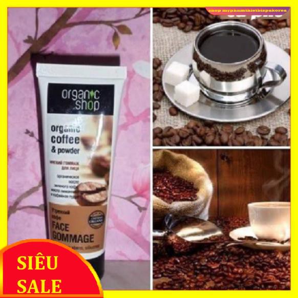 Kem Tẩy Da Chết Mặt Organic Shop 75Ml Từ Nga (Dạng Tuýp)