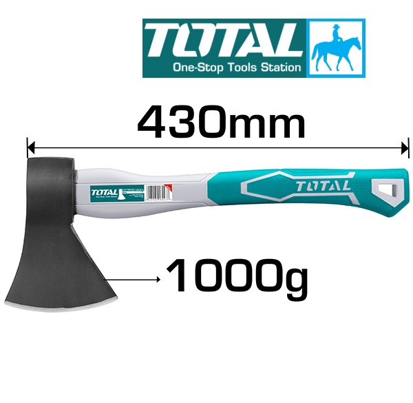 Búa rìu 1kg 43cm total tht7810006