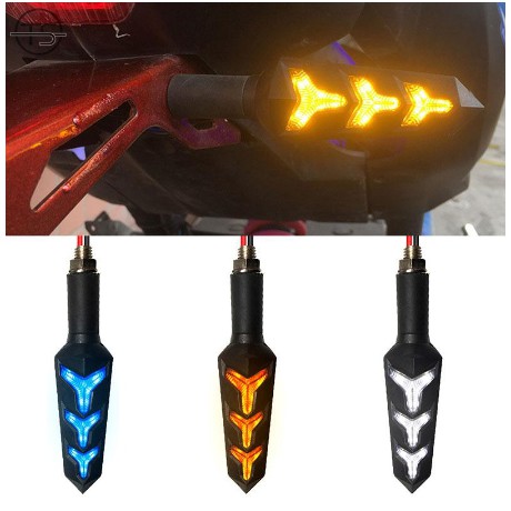 Đèn led xi nhan mũi tên 3 cạnh nháy hiệu ứng Audi A8 (1 đôi )